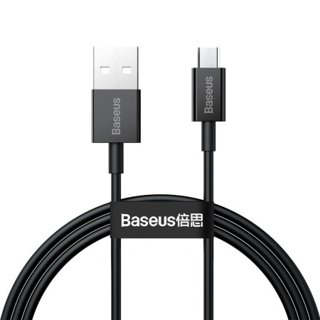 Baseus Superior USB-A į MicroUSB 2A 1.0m juodas