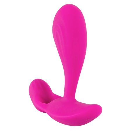 Sweet Smile RC Flexible Dual-Motor Silicone Vibrator, Pink, 11cm