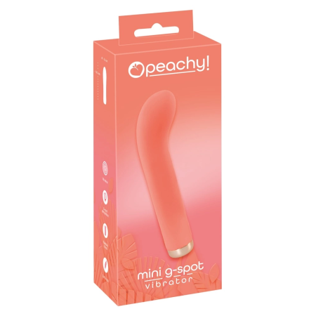 Peachy Mini G-Spot Model, Pastel Silicone, 10-Mode, Rechargeable, 16.5cm