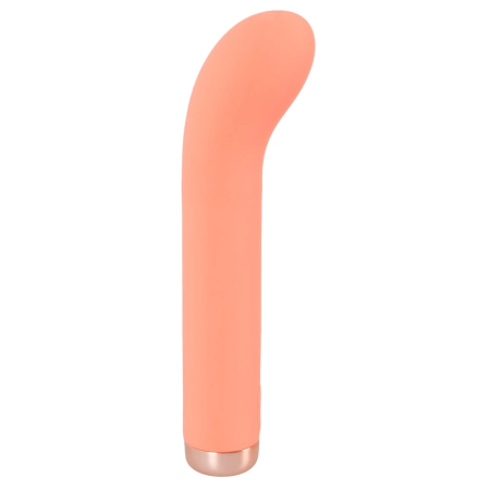 Peachy Mini G-Spot Model, Pastel Silicone, 10-Mode, Rechargeable, 16.5cm