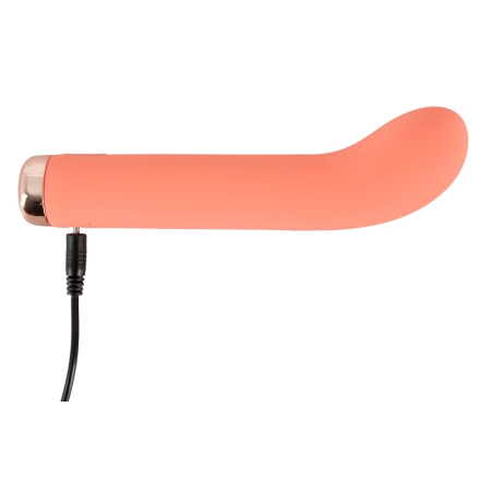 Peachy Mini G-Spot Model, Pastel Silicone, 10-Mode, Rechargeable, 16.5cm