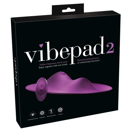 Satisfyer Vibepad 2 Intimate Cushion with Warming & Licking System, Black