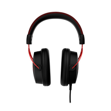 HyperX Cloud Alpha - žaidimų ausinės (juodos-raudonos)