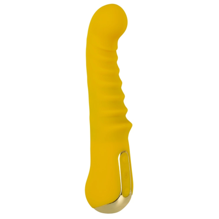 Your New Favorite G-Spot Vibrator Yellow 20cm Rechargeable Silicone