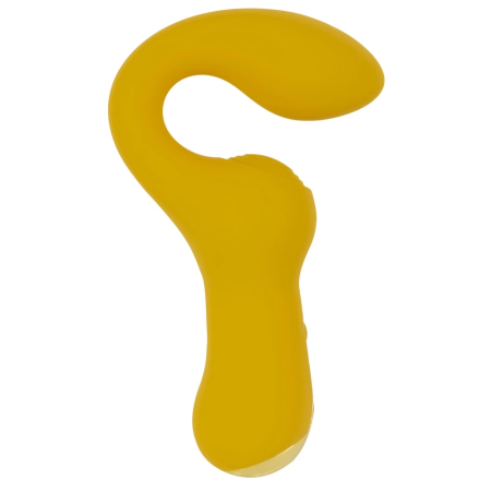 You2Toys Dual Vibrating System Yellow 18.4cm Flexible Neck