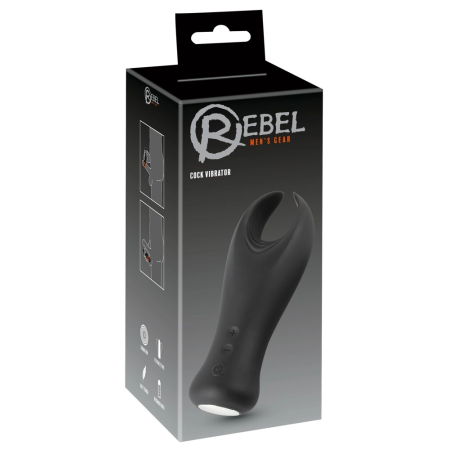 Rebel Flexible Silicone Intimate Machine with Vibro-Wings Black 16cm