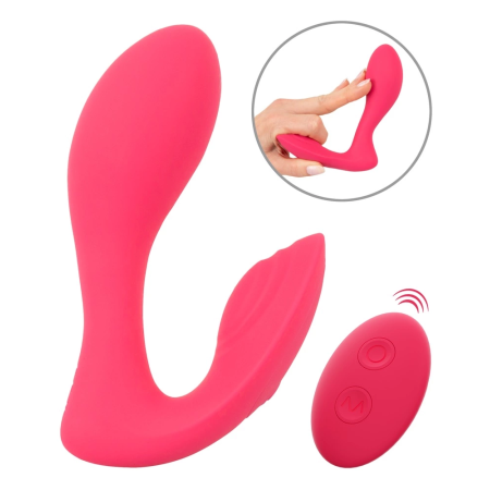 Sweet Smile G-Spot Panty Vibrator Dual Motor Silicone Pink 12.8cm