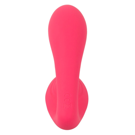 Sweet Smile G-Spot Panty Vibrator Dual Motor Silicone Pink 12.8cm