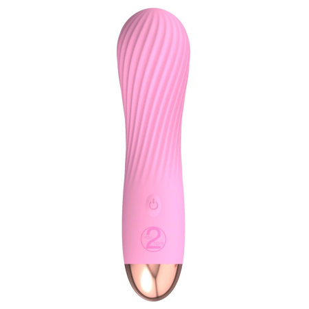 Cuties Mini Vibrator Rose 2.G - Compact Waterproof Model, 7 Modes, Pink