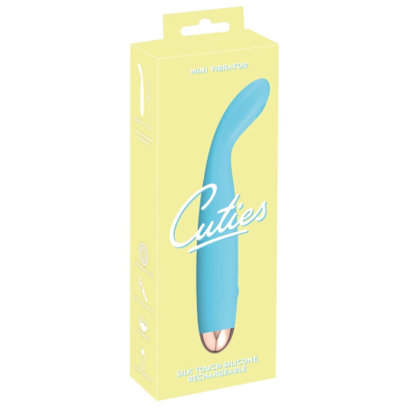 Cuties Mini Vibrator Blue 2.G - Compact Flexible Waterproof Model