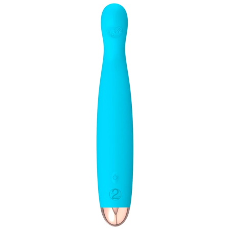 Cuties Mini Vibrator Blue 2.G - Compact Flexible Waterproof Model