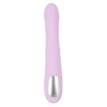 Sweet Smile Thrusting Pearl Vibrator Silicone Dual-Motor 24.8 cm Pink
