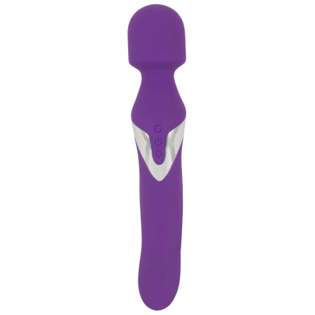 Javida Wand & Pearl Dual-Ended Vibrator Silicone 24cm USB Rechargeable