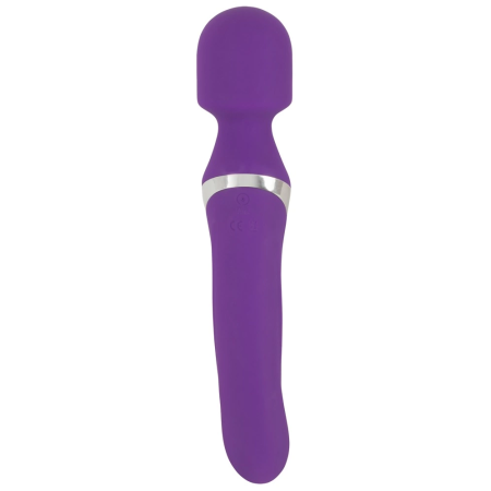 Javida Wand & Pearl Dual-Ended Vibrator Silicone 24cm USB Rechargeable