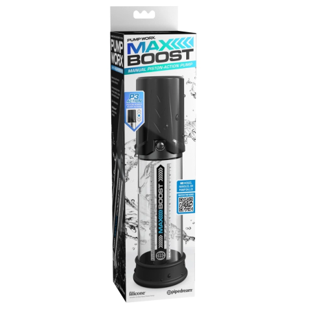Pump Worx Max Boost Black Manual Vacuum Enhancement System 28.6cm