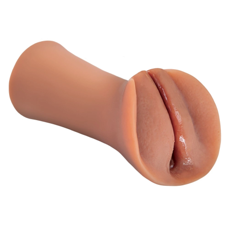 PDX Extreme Wet Slippery Sleeve Tan - Water-Activated Intimate Device 14.6cm