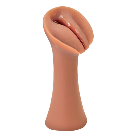 PDX Extreme Wet Slippery Sleeve Tan - Water-Activated Intimate Device 14.6cm