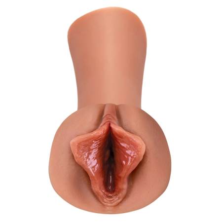 PDX Extreme Wet Series Intimate Lips Sleeve, 14 cm, Fanta Flesh