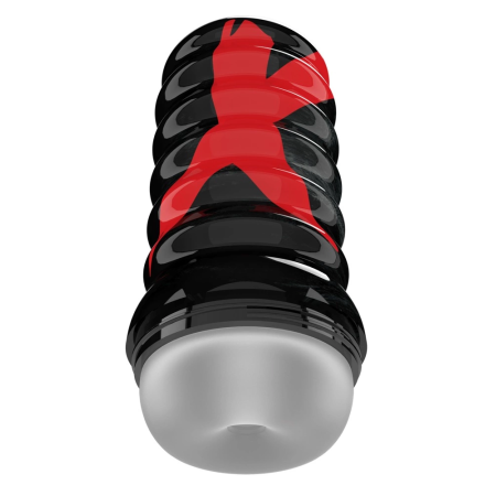 PDX Elite Air Tight Frosted Manual Intimate Device, Transparent 19.1 cm