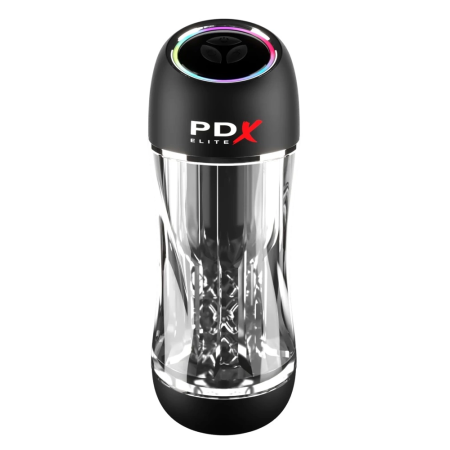 PDX Elite ViewTube Pro Automatic Suction & Vibration Device, Transparent
