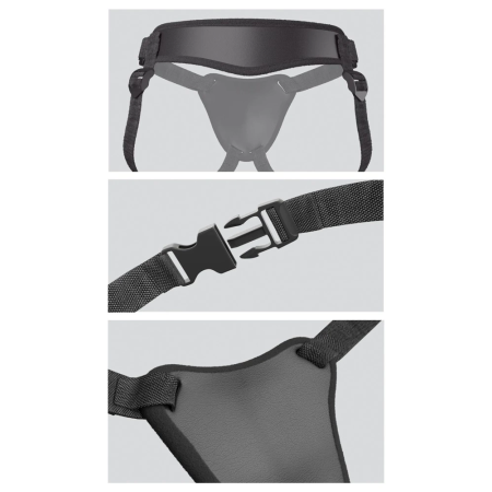 Pipedream Body Dock Elite Adjustable Harness System, Silicone Plate