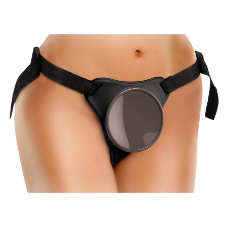 King Cock Elite Comfy Body Dock Adjustable Strap-On Harness Black