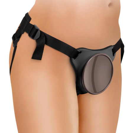 King Cock Elite Comfy Body Dock Adjustable Strap-On Harness Black