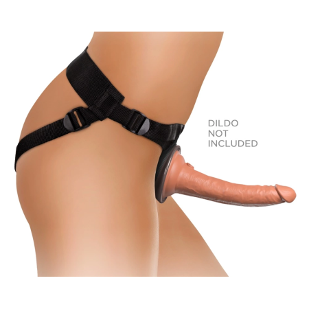 King Cock Elite Comfy Body Dock Adjustable Strap-On Harness Black