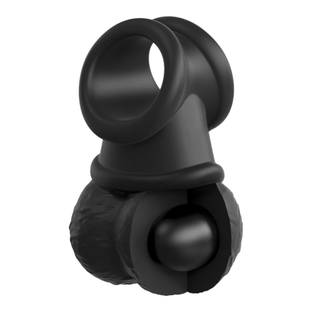 King Cock Elite TCJ Weighted Swinging Ball Ring Dual Density Silicone