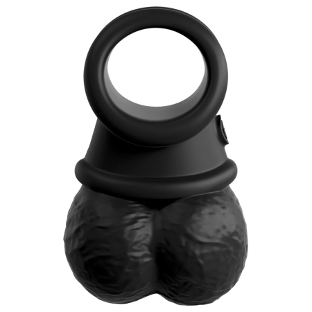 King Cock Elite TCJ Weighted Swinging Ball Ring Dual Density Silicone