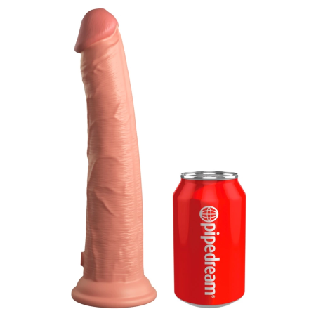 King Cock Elite 10” Dual Density Silicone Anatomical Model, Light Tone