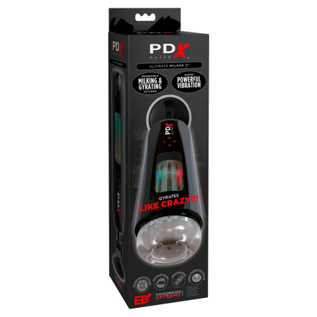 PDX Elite Ultimate Milker 2 Intimate Machine LED 27cm Black