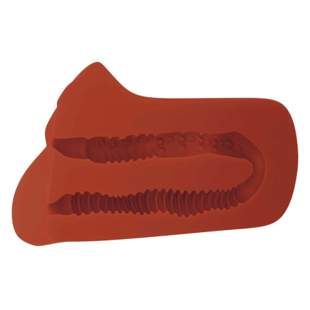 PDX Plus Intimate Handheld System Dual Channel Fanta Flesh 16.5cm