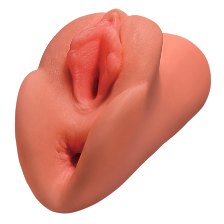 PDX Plus PP Double Intimate Machine Tan 14.2cm TPR Dual System