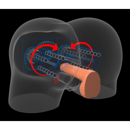 PDX Elite Milk Me Silly Light Intimate Torso with Vibration System 9.4kg