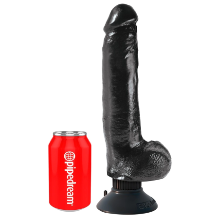 Pipedream King Cock 9" Flexible Vibrating Intimate Device with Suction Cup