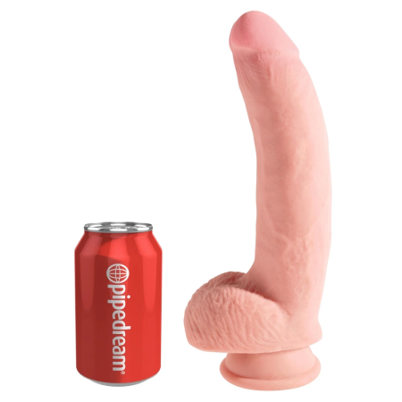 King Cock Plus KCP 10 TD Anatomical Model with Suction Base 26.7cm TPE