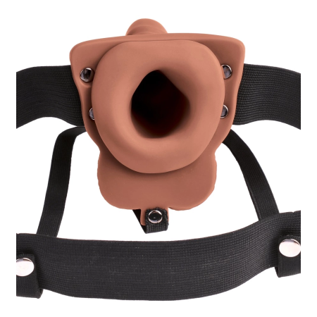 Fetish Fantasy Series FF6 Hollow Strap-On Vibrating Harness 17.8 cm