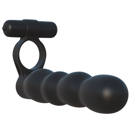 FCR Posable Partner Double Intimate System with Vibro-Bullet, Black