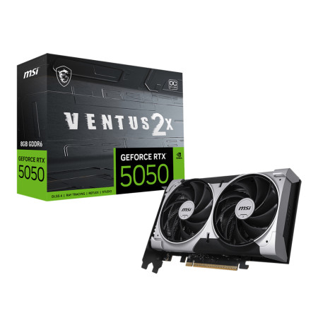 MSI GeForce RTX 5050 8G VENTUS 2X OC vaizdo plokštė