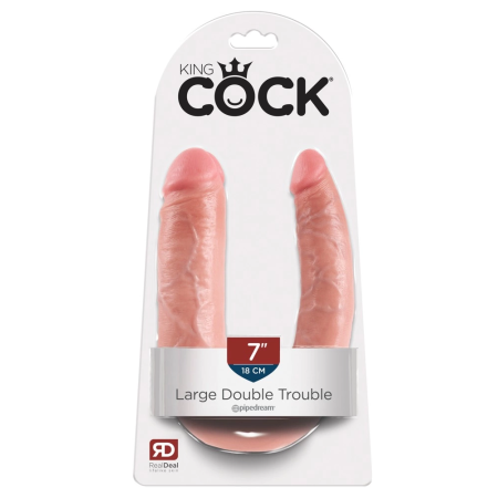 King Cock Double Trouble 43 cm Dual-Ended Anatomical Model PVC