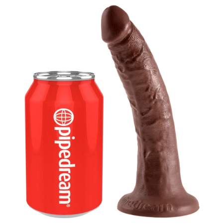 Pipedream King Cock 7" Model Brown with Suction Cup, 20.5 cm