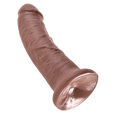 Pipedream King Cock 8" Intimate Model Brown 21.5 cm with Suction Cup