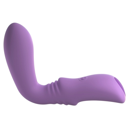 FemmeFunn Flexible Intimate Massager Rechargeable Purple 18.5cm