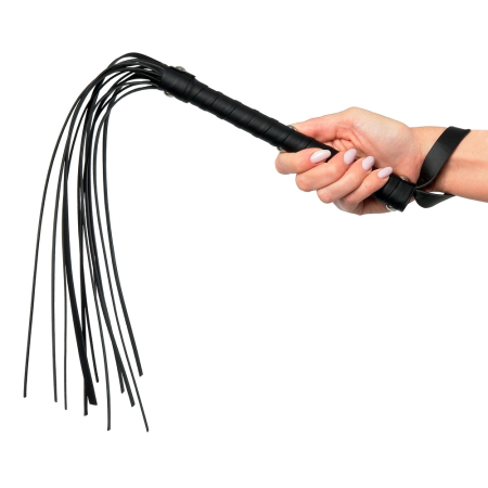 Fetish Fantasy Series Deluxe Cat O'Nine Black Flogger 65 cm