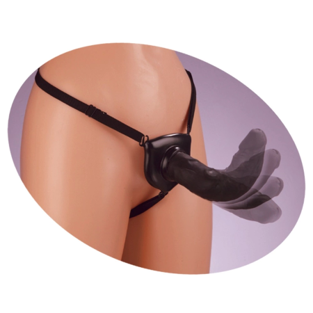 FFS Posable Partner Adjustable Strap-On System 20 cm PVC Black