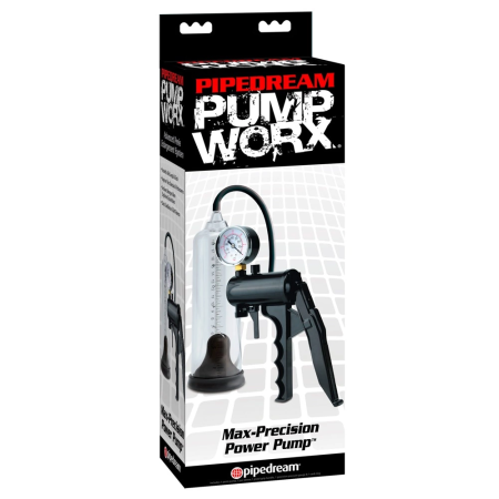 Pipedream Max-Precision Power Pump with Manometer 22.5cm Black