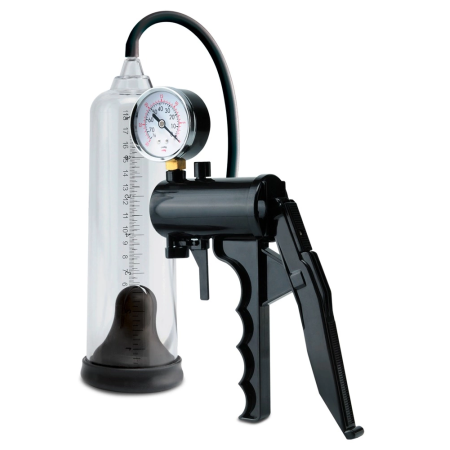Pipedream Max-Precision Power Pump with Manometer 22.5cm Black
