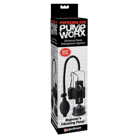 Pipedream Beginner Vibrating Pump Transparent 22cm Multi-Speed System