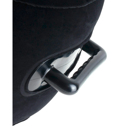 FFS Inflatable Hot Seat Black - Vibrating Intimate Machine, Velvet Cover